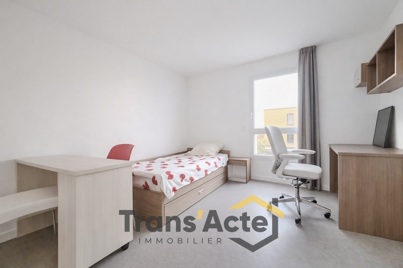 T1 avec place de stationnement en résidence étudiante LMNP